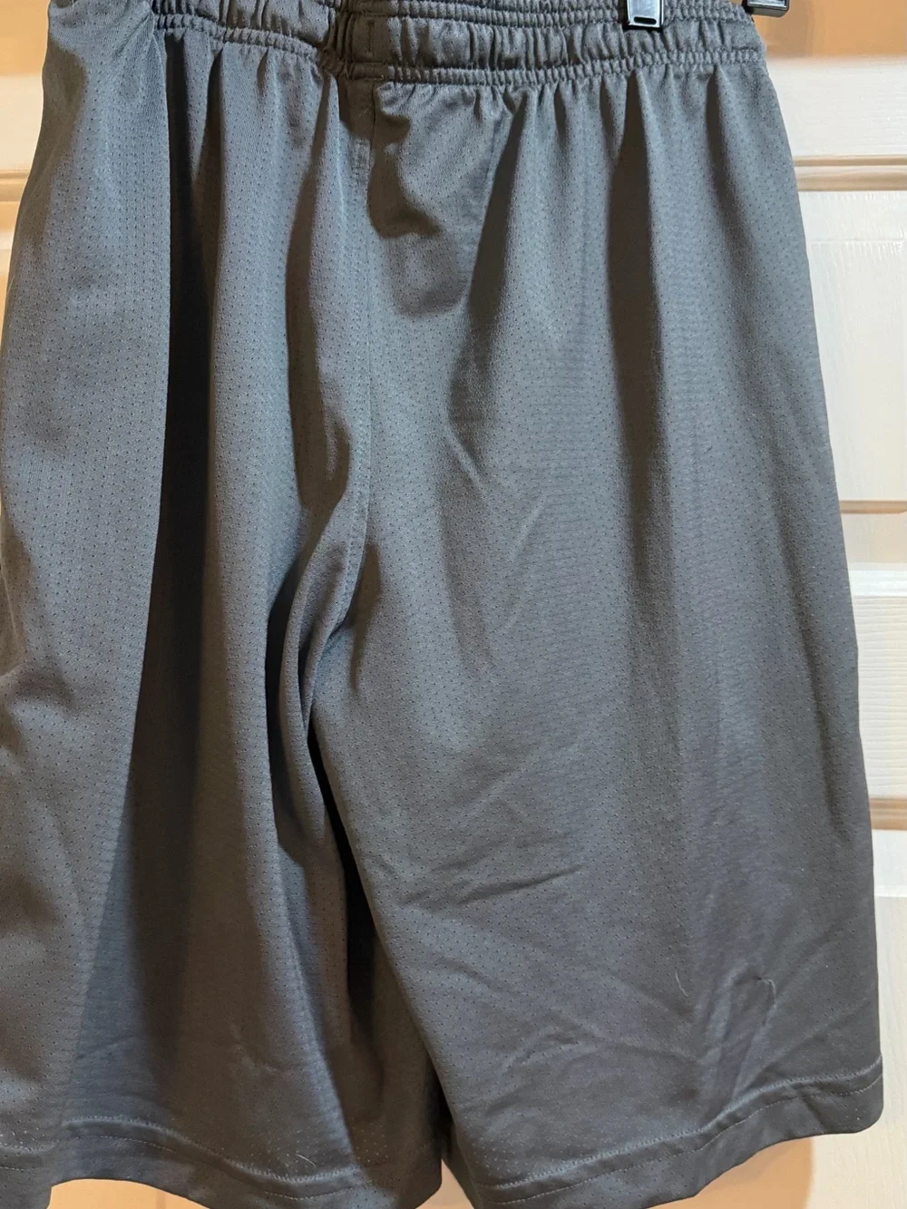 Under Armour Men's Gray Athletic Training Shorts with Black Side Panels
